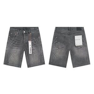 Gray Men's Jeans Shorts